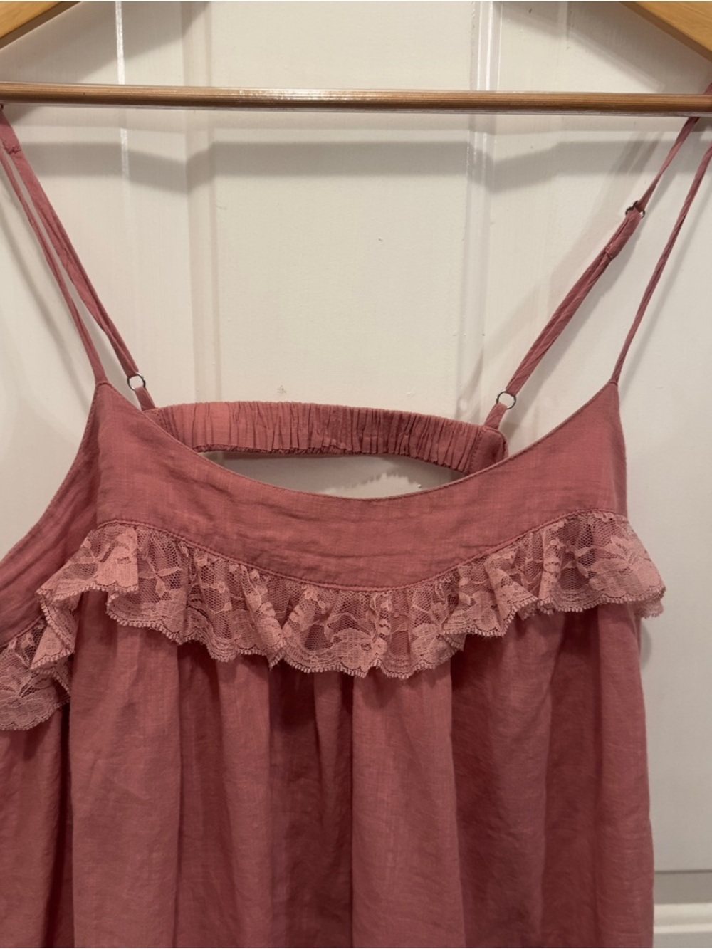Anthropologie Mauve Tiered Mini Dress - Picture 4 of 6